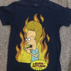 Mens T-shirt. Beavis and Butthead. Size small
